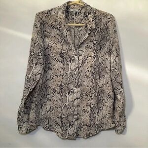 Women's Snake Print Blouse